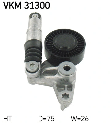 VKM 31300 SKF Натяжной ролик, поликлиновой ремень (фото 1)