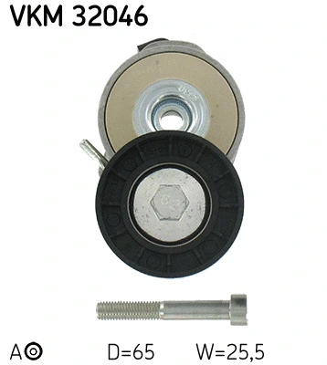 VKM 32046 SKF Натяжной ролик, поликлиновой ремень (фото 1)