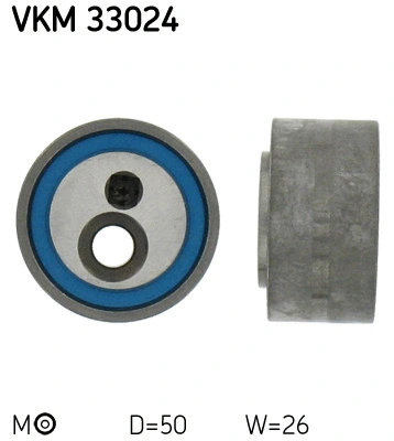 VKM 33024 SKF Натяжной ролик, поликлиновой ремень (фото 1)