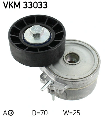 VKM 33033 SKF Натяжной ролик, поликлиновой ремень (фото 1)