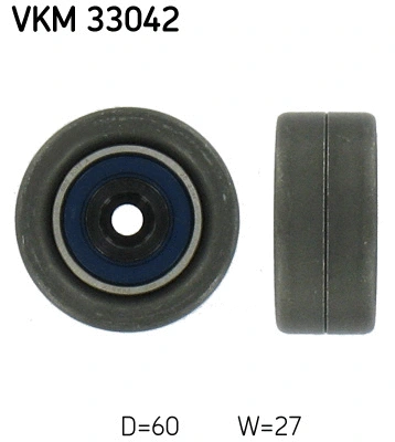 VKM 33042 SKF Натяжной ролик, поликлиновой ремень (фото 1)