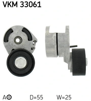 VKM 33061 SKF Натяжной ролик, поликлиновой ремень (фото 1)