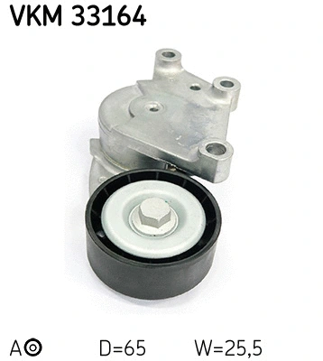 VKM 33164 SKF Натяжной ролик, поликлиновой ремень (фото 2)