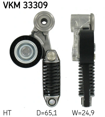 VKM 33309 SKF Натяжной ролик, поликлиновой ремень (фото 1)
