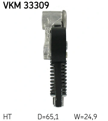 VKM 33309 SKF Натяжной ролик, поликлиновой ремень (фото 4)