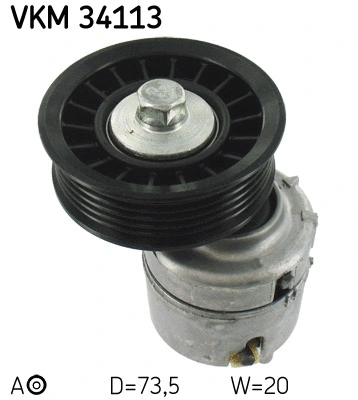 VKM 34113 SKF Натяжной ролик, поликлиновой ремень (фото 1)