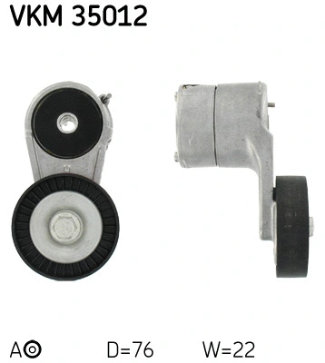 VKM 35012 SKF Натяжной ролик, поликлиновой ремень (фото 1)