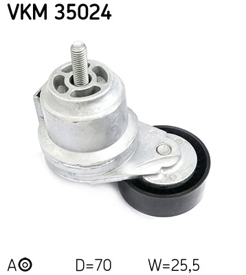 VKM 35024 SKF Натяжной ролик, поликлиновой ремень (фото 2)
