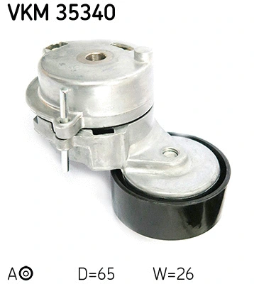 VKM 35340 SKF Натяжной ролик, поликлиновой ремень (фото 2)