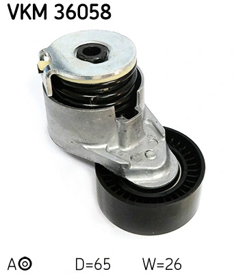 VKM 36058 SKF Натяжной ролик, поликлиновой ремень (фото 2)