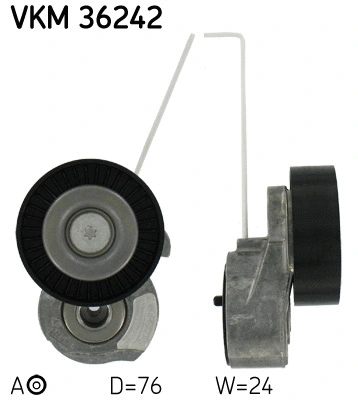 VKM 36242 SKF Натяжной ролик, поликлиновой ремень (фото 1)