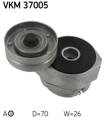 VKM 37005 SKF Натяжной ролик, поликлиновой ремень (фото 1)