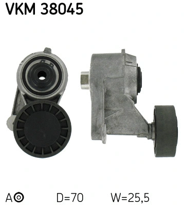 VKM 38045 SKF Натяжной ролик, поликлиновой ремень (фото 1)