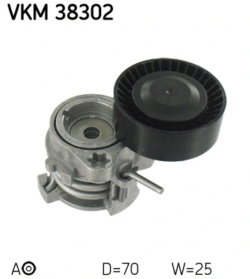 VKM 38302 SKF Натяжной ролик, поликлиновой ремень (фото 1)