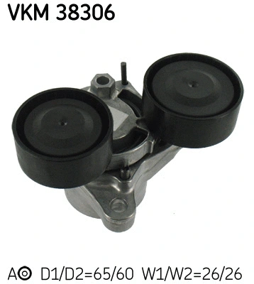 VKM 38306 SKF Натяжной ролик, поликлиновой ремень (фото 1)