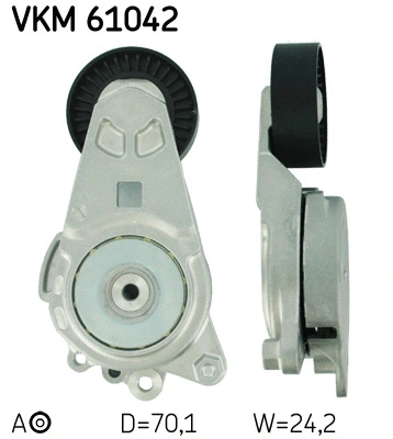 VKM 61042 SKF Натяжной ролик, поликлиновой ремень (фото 1)
