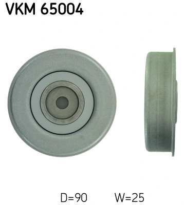 VKM 65004 SKF Натяжной ролик, поликлиновой ремень (фото 1)