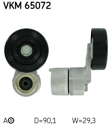 VKM 65072 SKF Натяжной ролик, поликлиновой ремень (фото 1)