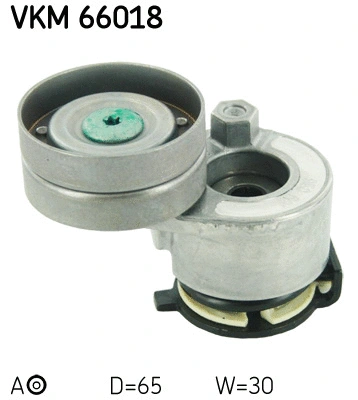VKM 66018 SKF Натяжной ролик, поликлиновой ремень (фото 1)