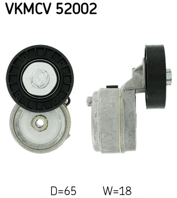 VKMCV 52002 SKF Натяжной ролик, поликлиновой ремень (фото 1)