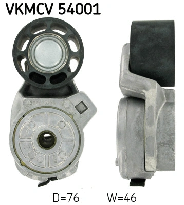 VKMCV 54001 SKF Натяжной ролик, поликлиновой ремень (фото 1)