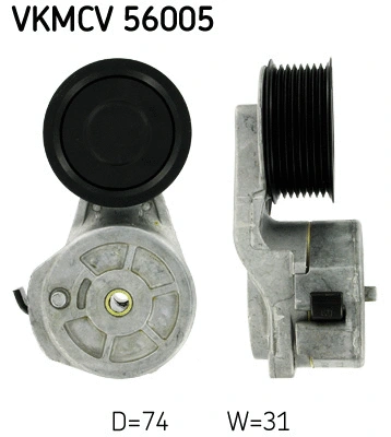 VKMCV 56005 SKF Натяжной ролик, поликлиновой ремень (фото 1)