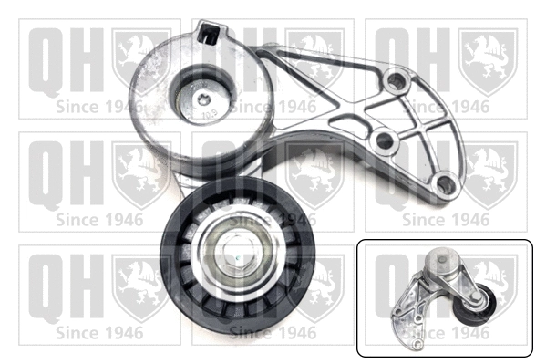 QTA1512 QUINTON HAZELL Натяжной ролик, поликлиновой ремень (фото 1)