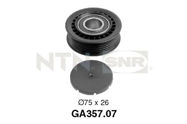 GA357.07 SNR/NTN Натяжной ролик, поликлиновой ремень (фото 1)