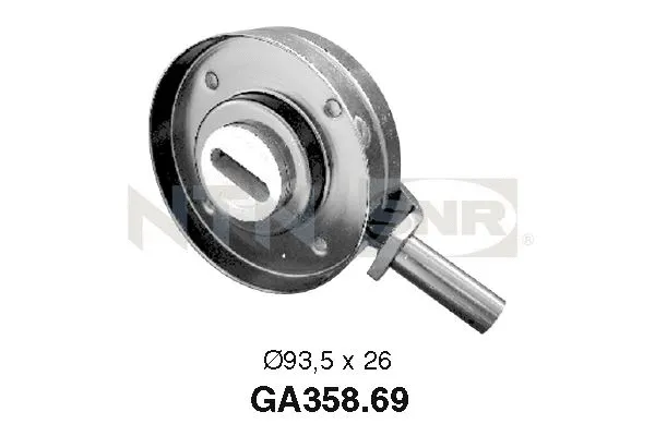 GA358.69 SNR/NTN Натяжной ролик, поликлиновой ремень (фото 1)