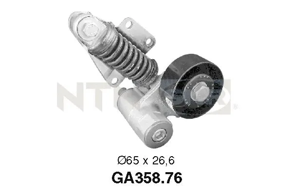 GA358.76 SNR/NTN Натяжной ролик, поликлиновой ремень (фото 1)