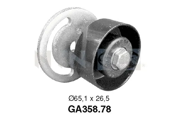GA358.78 SNR/NTN Натяжной ролик, поликлиновой ремень (фото 1)