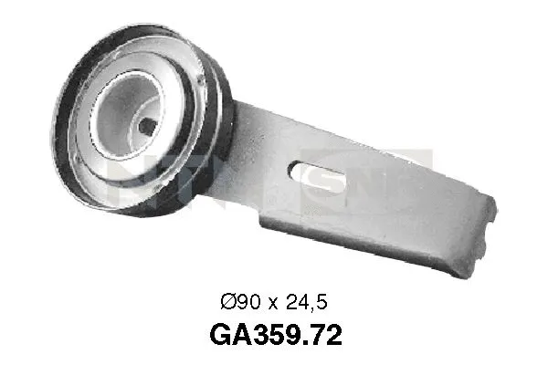 GA359.72 SNR/NTN Натяжной ролик, поликлиновой ремень (фото 1)