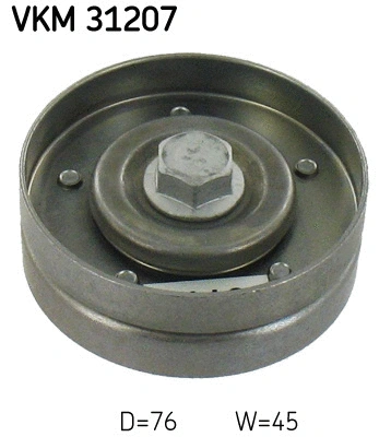 VKM 31207 SKF Паразитный / ведущий ролик, поликлиновой ремень (фото 1)