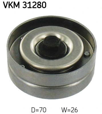 VKM 31280 SKF Паразитный / ведущий ролик, поликлиновой ремень (фото 1)