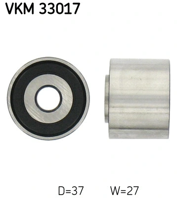VKM 33017 SKF Паразитный / ведущий ролик, поликлиновой ремень (фото 1)