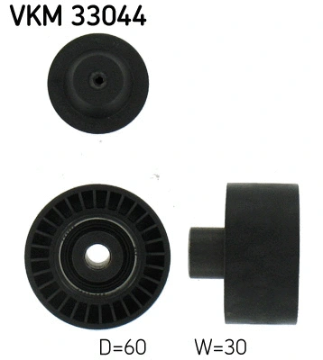 VKM 33044 SKF Паразитный / ведущий ролик, поликлиновой ремень (фото 1)