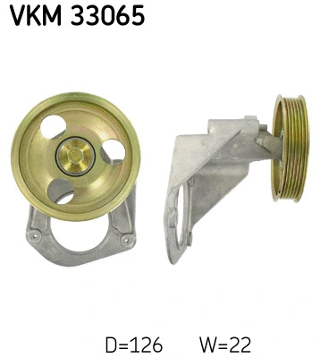VKM 33065 SKF Паразитный / ведущий ролик, поликлиновой ремень (фото 1)