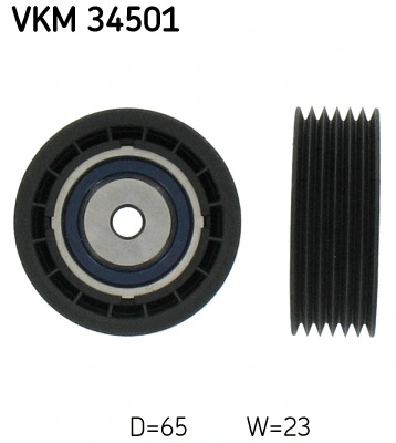 VKM 34501 SKF Паразитный / ведущий ролик, поликлиновой ремень (фото 1)