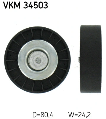 VKM 34503 SKF Паразитный / ведущий ролик, поликлиновой ремень (фото 1)