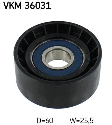 VKM 36031 SKF Паразитный / ведущий ролик, поликлиновой ремень (фото 1)