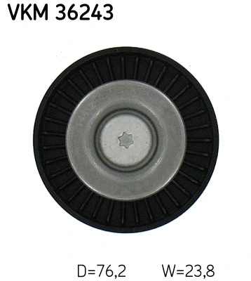 VKM 36243 SKF Паразитный / ведущий ролик, поликлиновой ремень (фото 2)