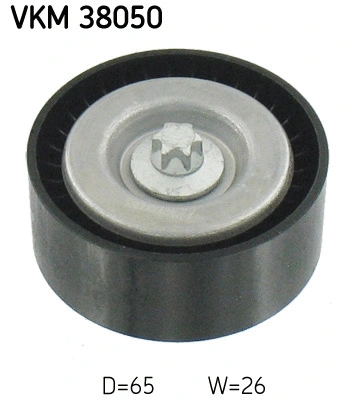 VKM 38050 SKF Паразитный / ведущий ролик, поликлиновой ремень (фото 1)