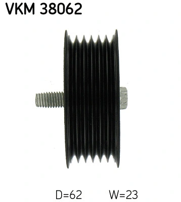 VKM 38062 SKF Паразитный / ведущий ролик, поликлиновой ремень (фото 2)