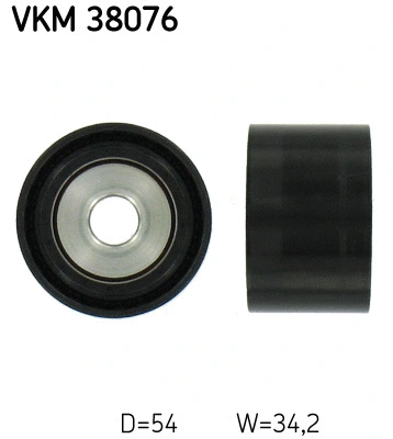VKM 38076 SKF Паразитный / ведущий ролик, поликлиновой ремень (фото 1)