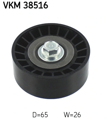 VKM 38516 SKF Паразитный / ведущий ролик, поликлиновой ремень (фото 1)