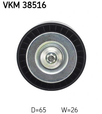VKM 38516 SKF Паразитный / ведущий ролик, поликлиновой ремень (фото 2)