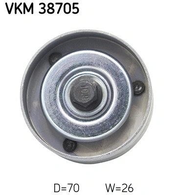 VKM 38705 SKF Паразитный / ведущий ролик, поликлиновой ремень (фото 2)