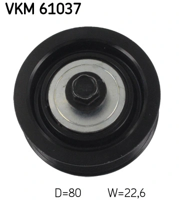 VKM 61037 SKF Паразитный / ведущий ролик, поликлиновой ремень (фото 1)