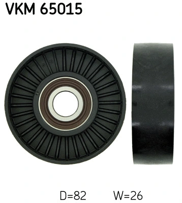 VKM 65015 SKF Паразитный / ведущий ролик, поликлиновой ремень (фото 1)