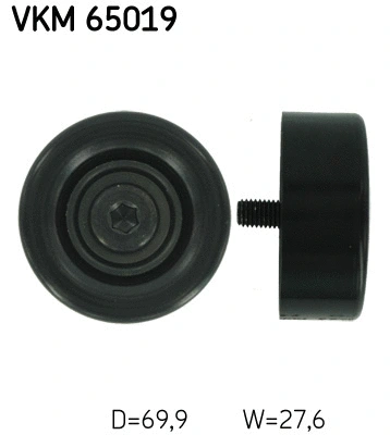VKM 65019 SKF Паразитный / ведущий ролик, поликлиновой ремень (фото 1)